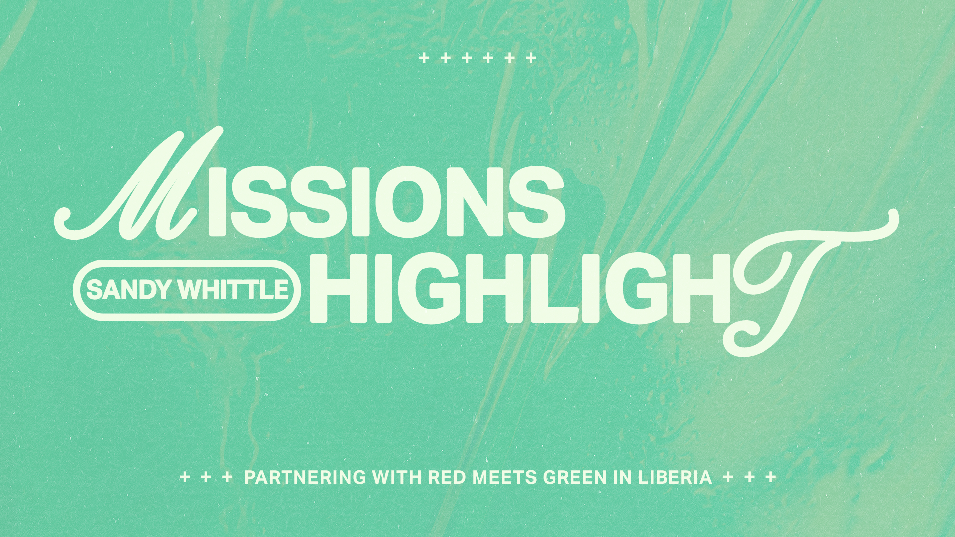 Mission Highlight | Sandy Whittle